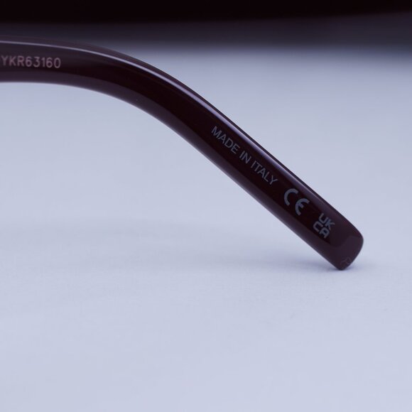 🕶️ New Saint Laurent SLM33 006 Eyeglasses - Burgundy Frame 53mm - Picture 8 of 12